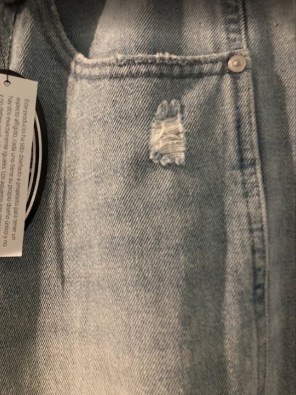 Scoop Barrel Seamed Distressed Jeans Size 16 - Picture 6 of 15